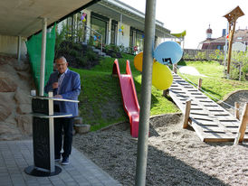 Einweihung der Katholischen Kindertagesstätte St. Vinzenz 2023 (Foto: Karl-Franz Thiede)